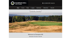 Desktop Screenshot of championhill.com