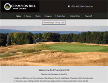 Tablet Screenshot of championhill.com